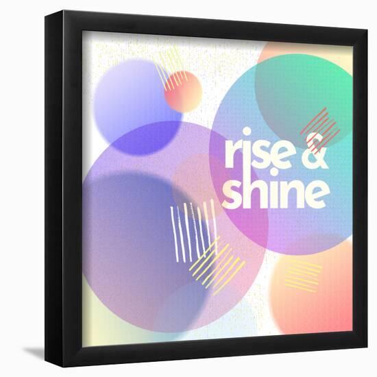 Rise Shine-null-Framed Poster