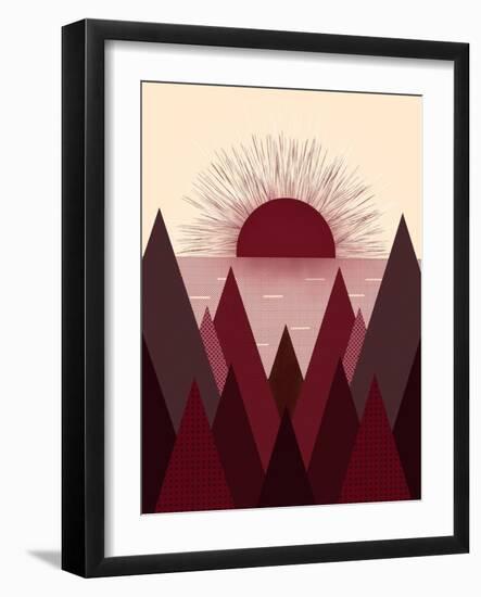 Rise-null-Framed Art Print