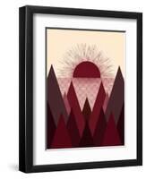 Rise-null-Framed Art Print