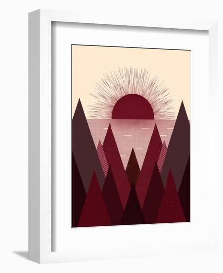 Rise-null-Framed Art Print