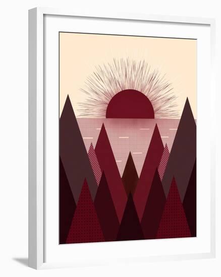 Rise-null-Framed Art Print