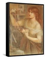 Risen at Dawn - Gretchen Discovering Faust's Jewels, 1868-Dante Gabriel Rossetti-Framed Stretched Canvas
