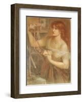 Risen at Dawn - Gretchen Discovering Faust's Jewels, 1868-Dante Gabriel Rossetti-Framed Giclee Print