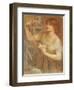 Risen at Dawn - Gretchen Discovering Faust's Jewels, 1868-Dante Gabriel Rossetti-Framed Giclee Print