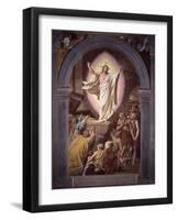 Risen Christ Appears to His Faithful-Alessandro Franchi-Framed Art Print