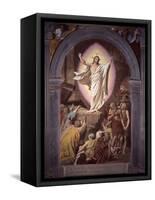 Risen Christ Appears to His Faithful-Alessandro Franchi-Framed Stretched Canvas