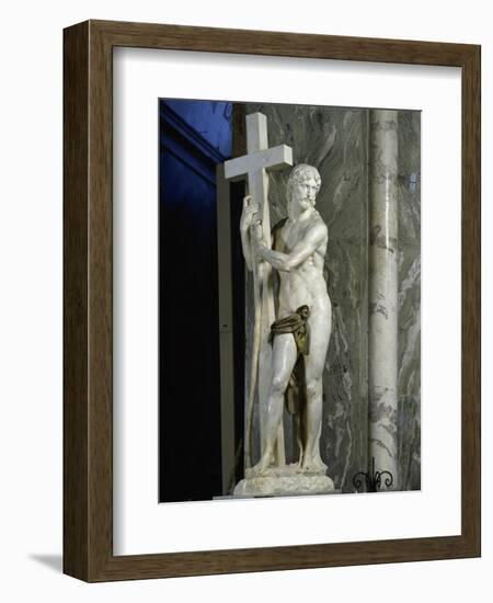 Risen Christ-Michelangelo Buonarroti-Framed Giclee Print