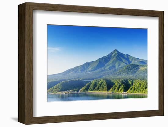 Rishiri Island, Rishiri San (mountain), Hokkaido, Japan-Christian Kober-Framed Photographic Print
