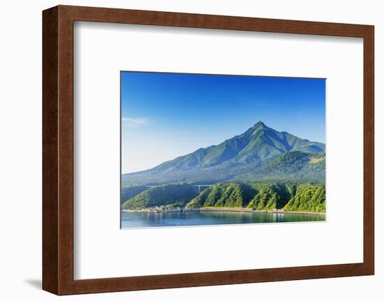 Rishiri Island, Rishiri San (mountain), Hokkaido, Japan-Christian Kober-Framed Photographic Print