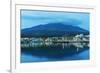 Rishiri island, Rishiri town harbour, Hokkaido, Japan-Christian Kober-Framed Photographic Print