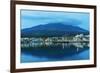 Rishiri island, Rishiri town harbour, Hokkaido, Japan-Christian Kober-Framed Photographic Print