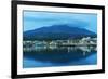 Rishiri island, Rishiri town harbour, Hokkaido, Japan-Christian Kober-Framed Photographic Print