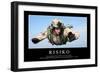 Risiko: Motivationsposter Mit Inspirierendem Zitat-null-Framed Photographic Print