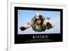 Risiko: Motivationsposter Mit Inspirierendem Zitat-null-Framed Photographic Print