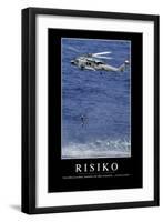 Risiko: Motivationsposter Mit Inspirierendem Zitat-null-Framed Photographic Print