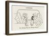 Rising Floor for Bridge Players-William Heath Robinson-Framed Art Print