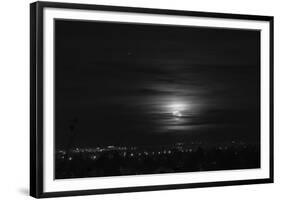 Rising full moon, Munich Germany-Benjamin Engler-Framed Photographic Print