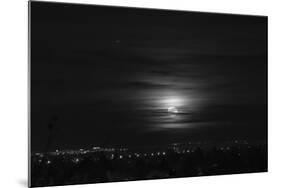 Rising full moon, Munich Germany-Benjamin Engler-Mounted Photographic Print