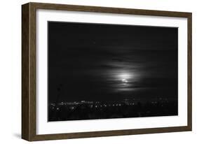 Rising full moon, Munich Germany-Benjamin Engler-Framed Photographic Print