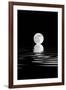 Rising Full Moon-marilyna-Framed Art Print