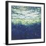 Rising Indigo Sea-Margaret Juul-Framed Art Print