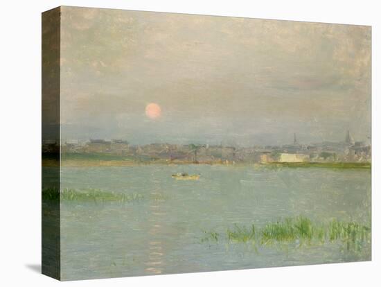 Rising Moon, Galway Harbour-Walter Frederick Osborne-Stretched Canvas