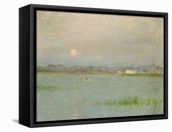 Rising Moon, Galway Harbour-Walter Frederick Osborne-Framed Stretched Canvas