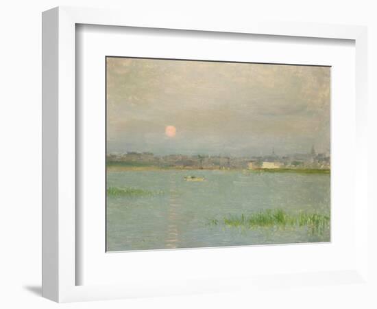 Rising Moon, Galway Harbour-Walter Frederick Osborne-Framed Giclee Print