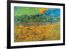 Rising Moon-Vincent van Gogh-Framed Art Print