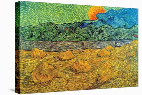 Rising Moon-Vincent van Gogh-Stretched Canvas