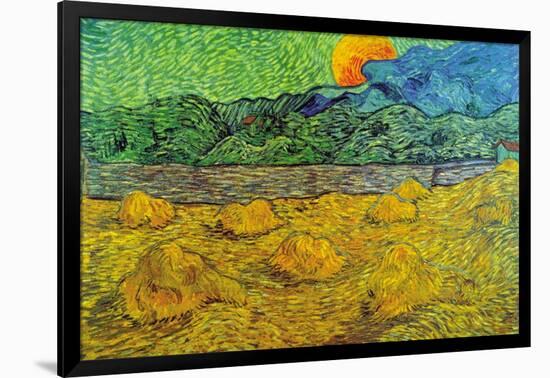 Rising Moon-Vincent van Gogh-Framed Art Print