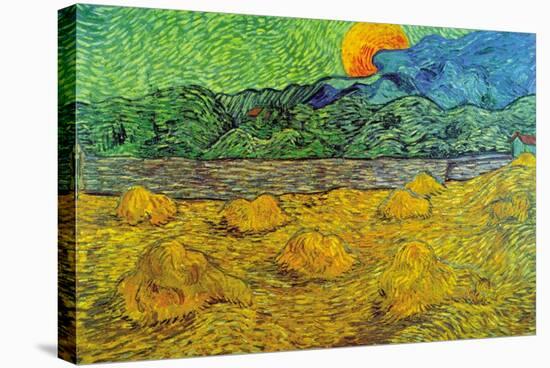 Rising Moon-Vincent van Gogh-Stretched Canvas
