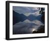 Rising Run Reflects in Lake Crecent, Olympic National Park, Washington, USA-Jerry Ginsberg-Framed Photographic Print