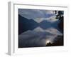 Rising Run Reflects in Lake Crecent, Olympic National Park, Washington, USA-Jerry Ginsberg-Framed Photographic Print