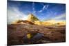 Rising Sandstone Monolith-eTrayne-Mounted Photographic Print