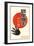 Rising Sun, Black Hand, Kanji-null-Framed Art Print