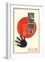 Rising Sun, Black Hand, Kanji-null-Framed Art Print