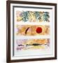 Rising Sun - Falling Coconut-Bill Beckley-Framed Collectable Print