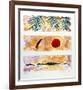 Rising Sun - Falling Coconut-Bill Beckley-Framed Collectable Print