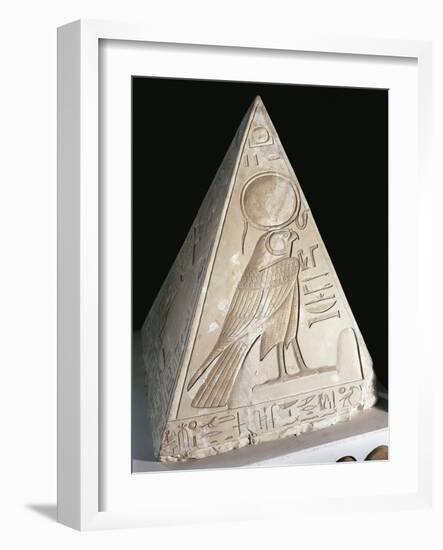 Rising Sun in Guise of Falcon God Ra-Harakhti-null-Framed Giclee Print