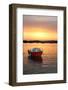 Rising sun in Tregastel, Brittany (Cote de granit rose). 2009-Gilles Targat-Framed Photographic Print