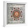 Rising Sun' or 'star of Bethlehem' Applique Quilt from New York, C.1830-50 (Cotton)-Mary Totten-Framed Giclee Print