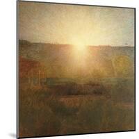 Rising Sun-Giuseppe Pellizza da Volpedo-Mounted Art Print