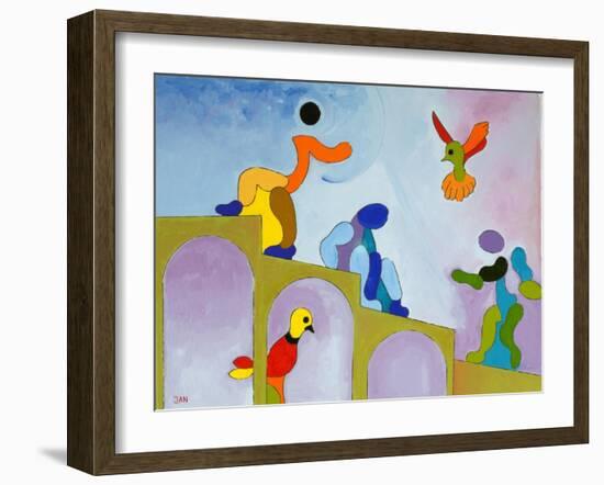 Rising Up to Where We Came From, 2009-Jan Groneberg-Framed Giclee Print