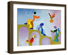 Rising Up to Where We Came From, 2009-Jan Groneberg-Framed Giclee Print