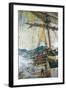 Rising Wind-Montague Dawson-Framed Art Print