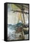 Rising Wind-Montague Dawson-Framed Stretched Canvas