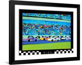 Risk: Auto Racing-Richard M^ Swiatlowski-Framed Art Print