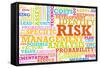 Risk Management Corporate Concept as a Abstract-kentoh-Framed Stretched Canvas