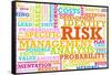 Risk Management Corporate Concept as a Abstract-kentoh-Framed Stretched Canvas